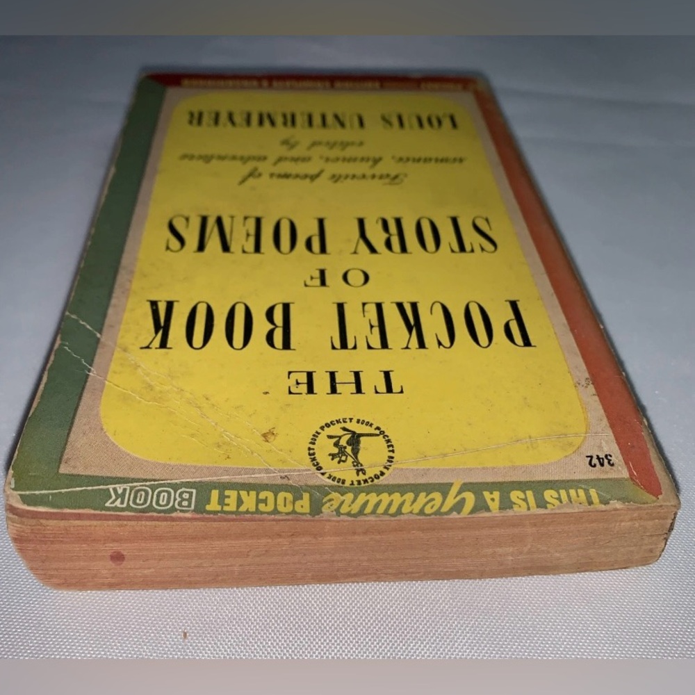 The Pocket Book of Story Poems 1945 Vintage Paperback USA Louis Untermeyer - Picture 7 of 8